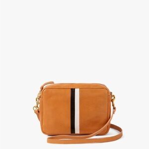 Clare V Natural Rustique w/strips Midi Sac Crossbody Bag